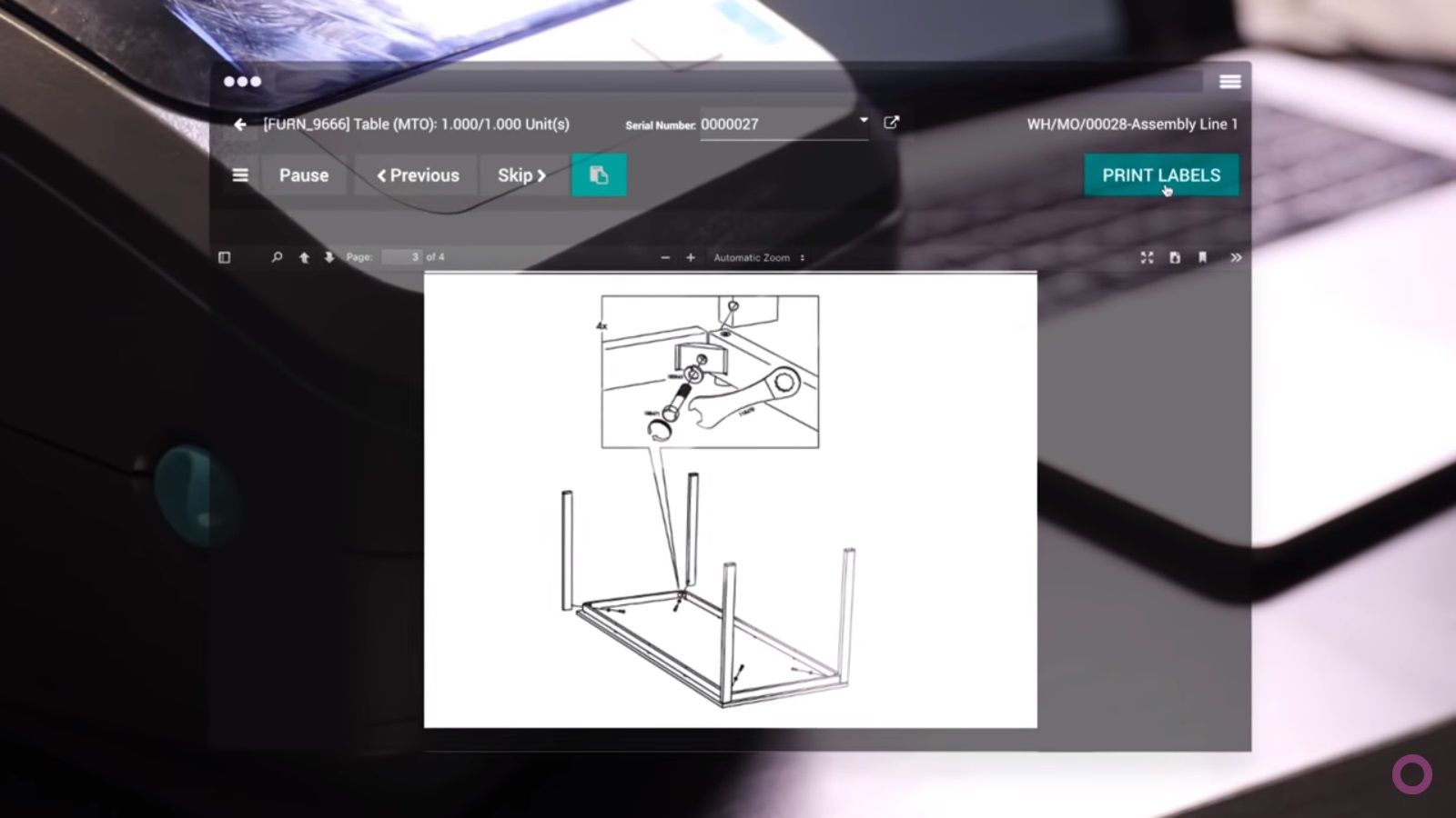 Odoo • Text and Image